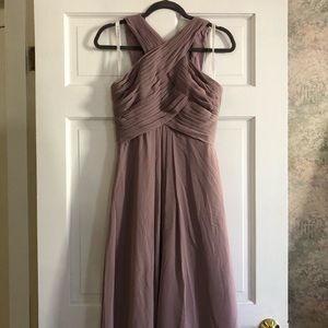 Light purple bridesmaids dress